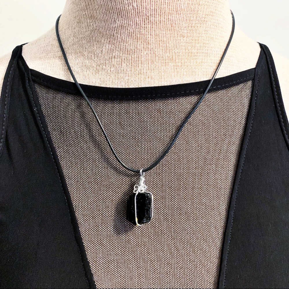 African Handmade Tourmaline Gemstone Neckl…